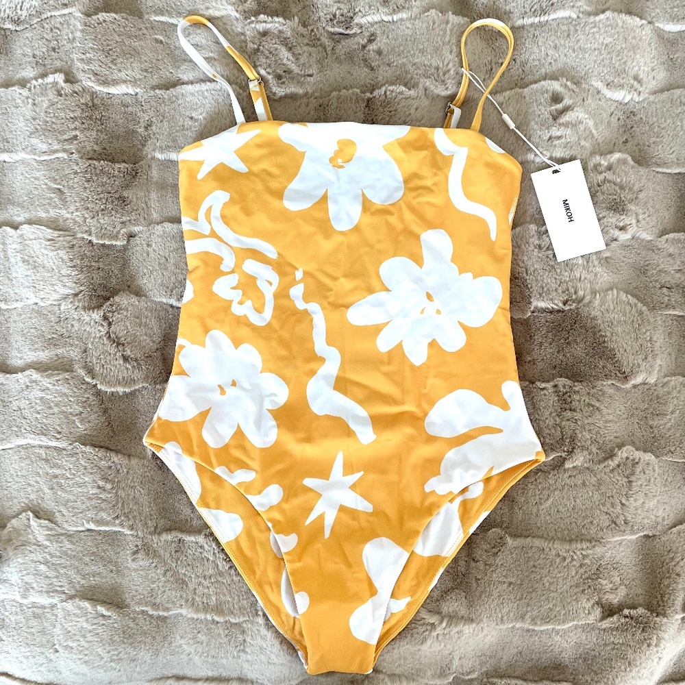 Swimsuit MIKOH Malta One Piece  BRAND NEW, NWT - W's size S - Tournesol/color